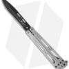 Bear OPS Bear Song IV Butterfly Knife Aluminum (4.38" Black) B-400-B -eos || Kershaw || Spyderco Shop bear ops b 400 b cm