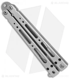 Bear OPS Bear Song IV Tanto Butterfly Knife Aluminum (3.75" Bead Blast) -eos || Kershaw || Spyderco Shop bear ops bear song tanto bb B 410 AP 35027 BHQ 37242 er side