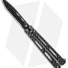 Bear OPS Bear Song IV Butterfly Knife Sim Carbon Fiber (4.4" Black) B-400-AICF-B -eos || Kershaw || Spyderco Shop bear ops black cf b 400 aicf b BHQ 36604 dl jr