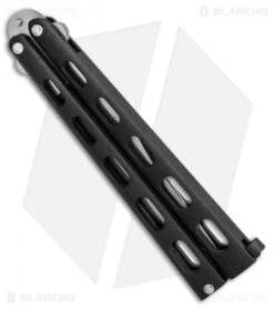 Bear & Son 2-Pack Butterfly Knife Special Black (114 + 114TR) -eos || Kershaw || Spyderco Shop bear son 2 pack butterfly special black 114 114TR BHQ 50066 er knife side