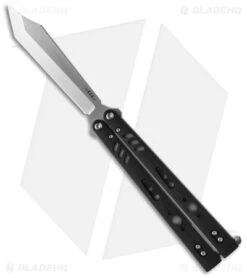 BRS Replicant Balisong Butterfly Knife Black G-10 (4.5" Stonewash) -eos || Kershaw || Spyderco Shop brs replicant butterfly knife