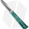 Hom Design Specter Evo Titanium Balisong Butterfly Knife Green (4.4" Two-Tone) -eos || Kershaw || Spyderco Shop hom specter evo green cm