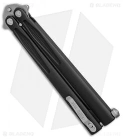 Microtech Tachyon III Balisong Butterfly Knife (4.5" Bead Blast Serr) 173-8 -eos || Kershaw || Spyderco Shop microtech tachyon 3 bali bb serr 173 8 BHQ 30341 er side