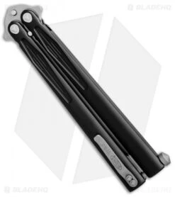 Microtech Tachyon III Balisong Butterfly Knife (4.5" Apocalyptic Serr) 173-11AP -eos || Kershaw || Spyderco Shop microtech tachyon III bali apocalyptic serr 173 11AP BHQ 30346 er side