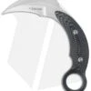 Mil-Tac Knives Jerry Hossom Kerambitch Karambit Knife Black/Grey (3.25" Satin) -eos || Kershaw || Spyderco Shop mil tac knives karambit black and gray cm