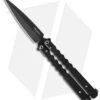 Pro-Tech FlyFather Butterfly Knife DLC Black Titanium W/Clip (4.25" Black) -eos || Kershaw || Spyderco Shop protech flyfather all black cm