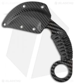Schwartz Tactical Vengeance Karambit Fixed Blade Knife CF (2.75" CF/Ti) -eos || Kershaw || Spyderco Shop schwartz tactical swz05 sheath cm