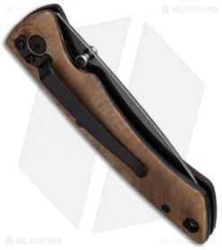 Stone River Ceramic Liner Lock Knife Desert Ironwood (2.75" Black) SRG2BMD -eos || Kershaw || Spyderco Shop stone river ceramics srg2bmd cm side