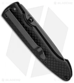 Stone River Ceramic Liner Lock Knife Carbon Fiber (3" Black) SRG2CFB -eos || Kershaw || Spyderco Shop stone river ceramics srg2cfb cm side