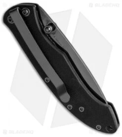 Stone River Speed Assist Ceramic Liner Lock Knife Black G-10 (3" Black) SRG2SAGB -eos || Kershaw || Spyderco Shop stone river ceramics srg2sagb cm side