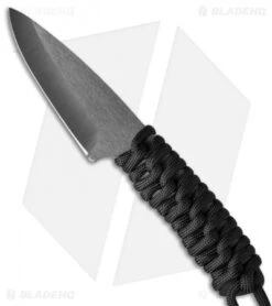 Stone River Ceramic Fixed Blade Neck Knife (3" Black) SRG3NCS