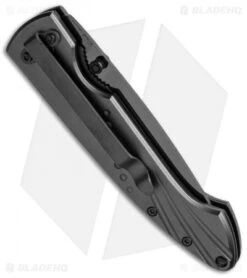 Stone River Ceramic Liner Lock Knife Gray Aluminum (3.25" Black) SRG3TLB -eos || Kershaw || Spyderco Shop stone river ceramics srg3tlb cm side