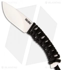 Talonz-1 Drop Point Neck Knife Ceramic Fixed Blade (2.5" White)